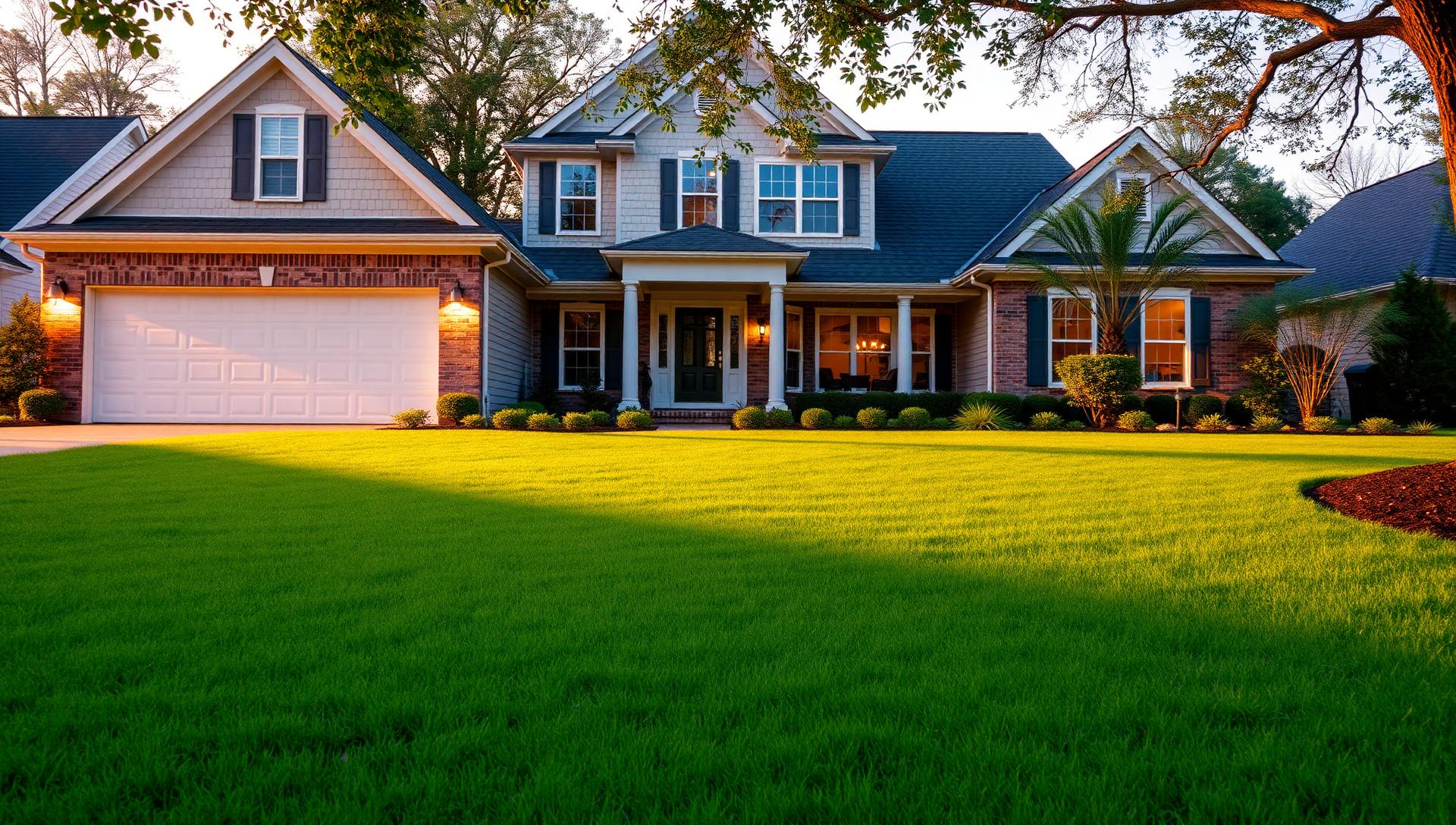 Premium suburban home with manicured grounds